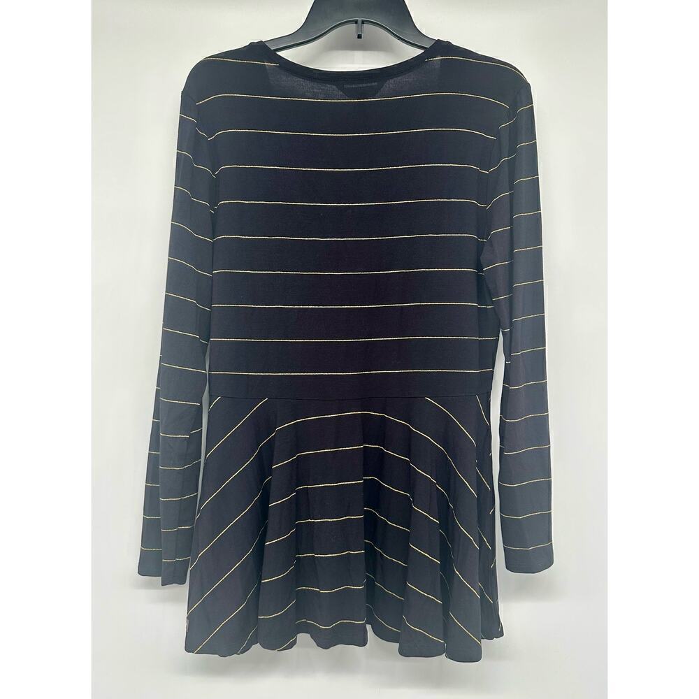 Matilda Jane Wonderment Enjoy the Party Long Sleeve Size M black gold - Picture 5 of 7